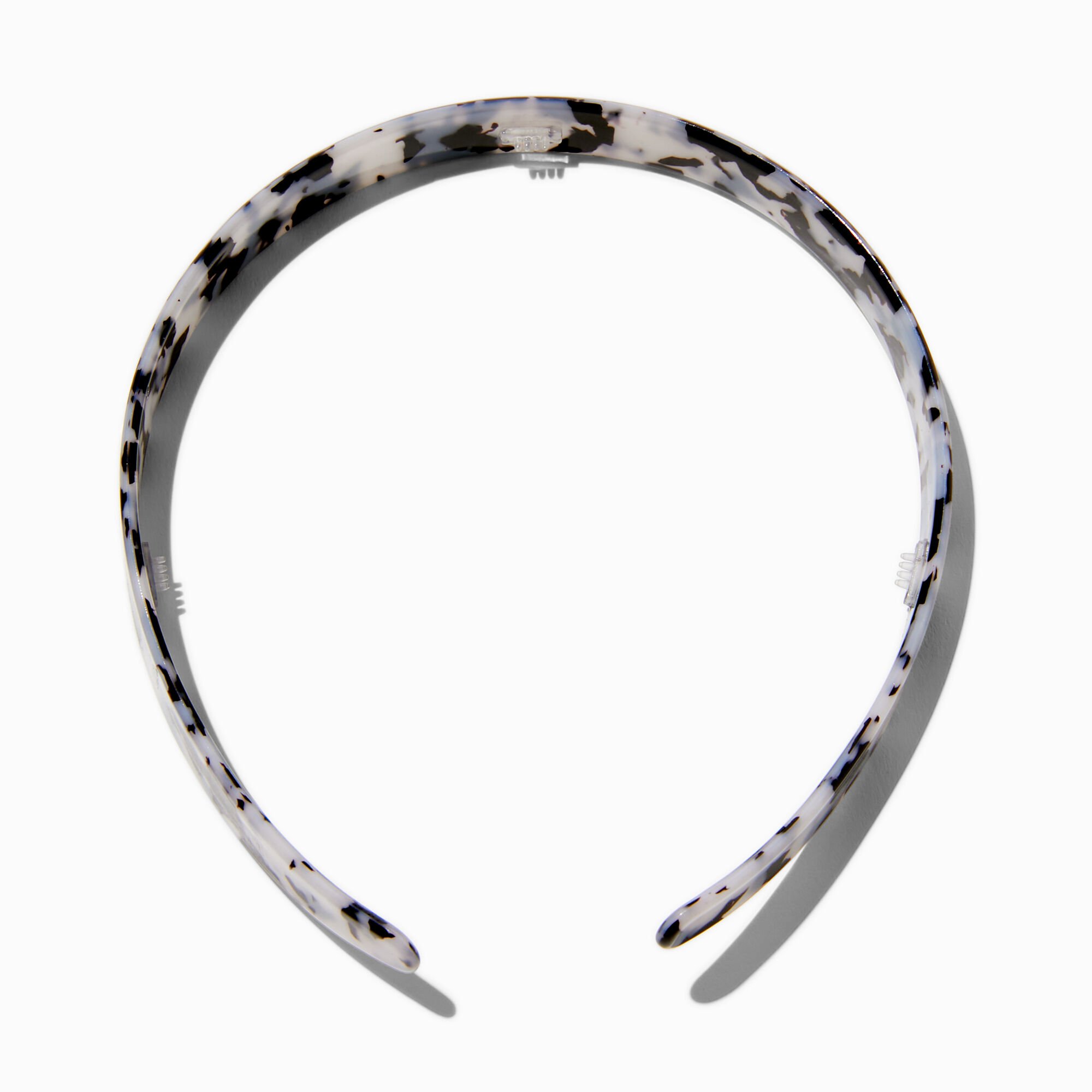 Black Tortoiseshell Plastic Headband,