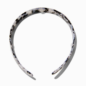 Black Tortoiseshell Plastic Headband,