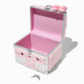 Pink Furry Bunny Lock Box,