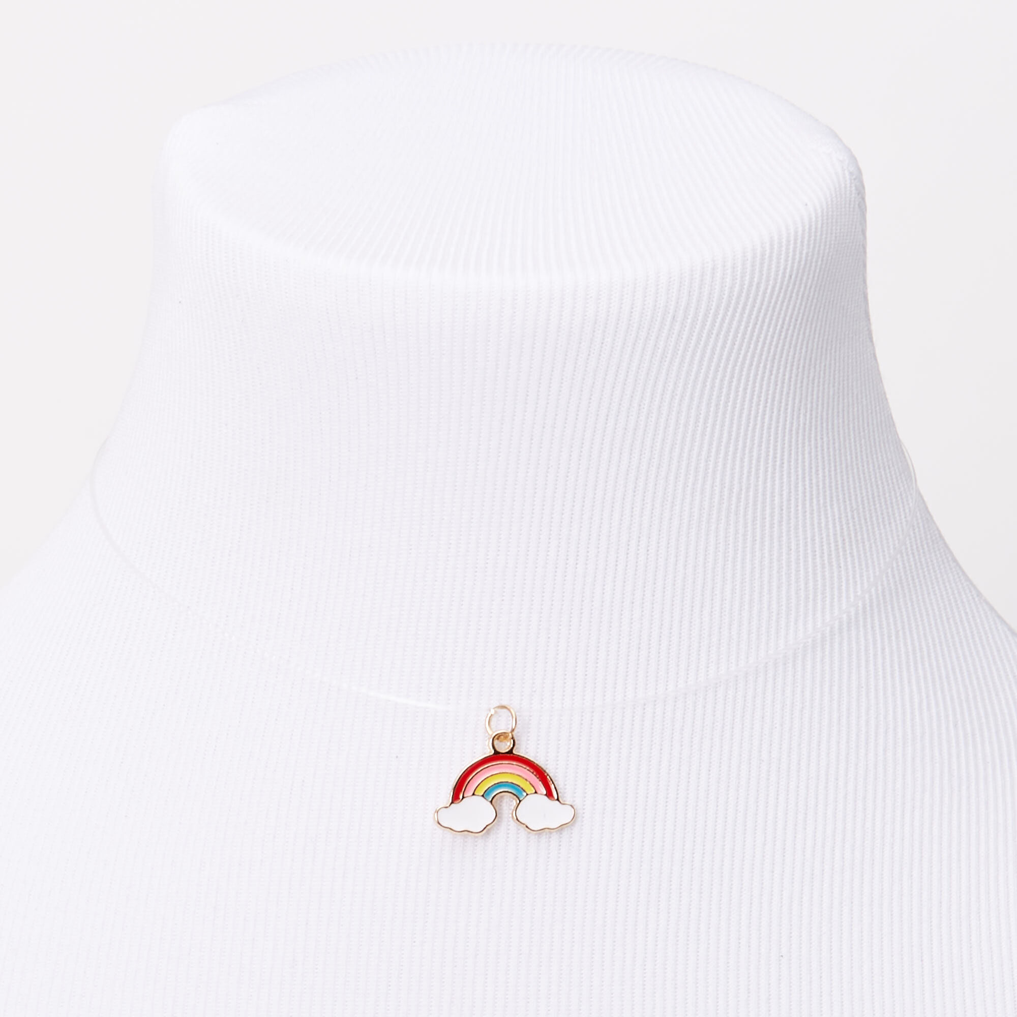 Rainbow Illusion Pendant Necklace - Turquoise,