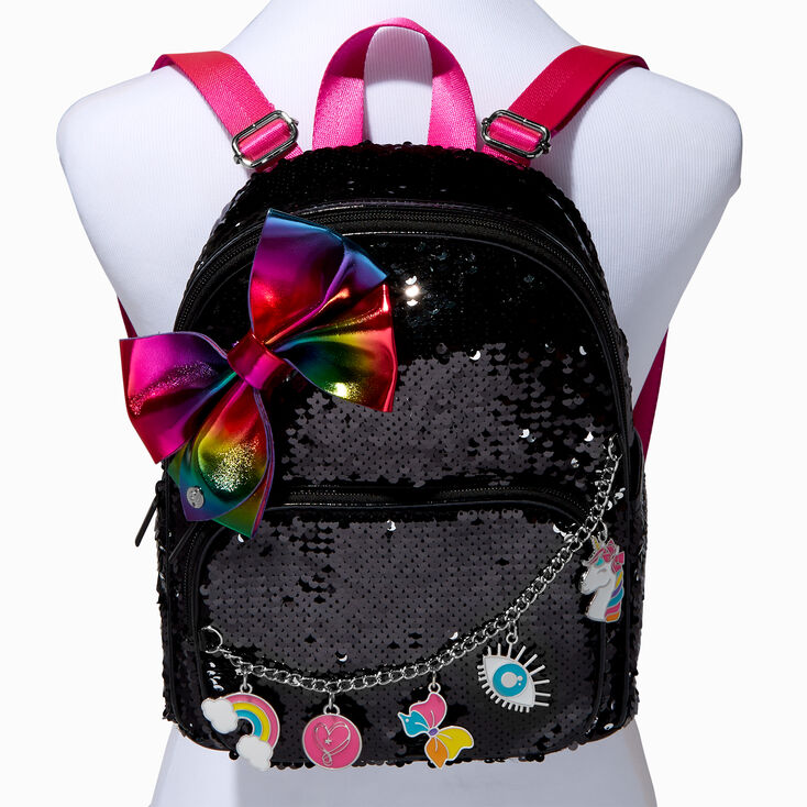 Jojo Siwa&trade; Black Sequin Charm Backpack,