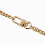 Gold-tone Mega Clasp Chain Necklace,