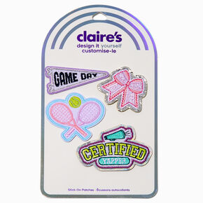 DIY Sporty Stick-On Patches - 4 Pack,