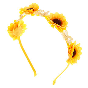Summer Sunflower Headband - Yellow,