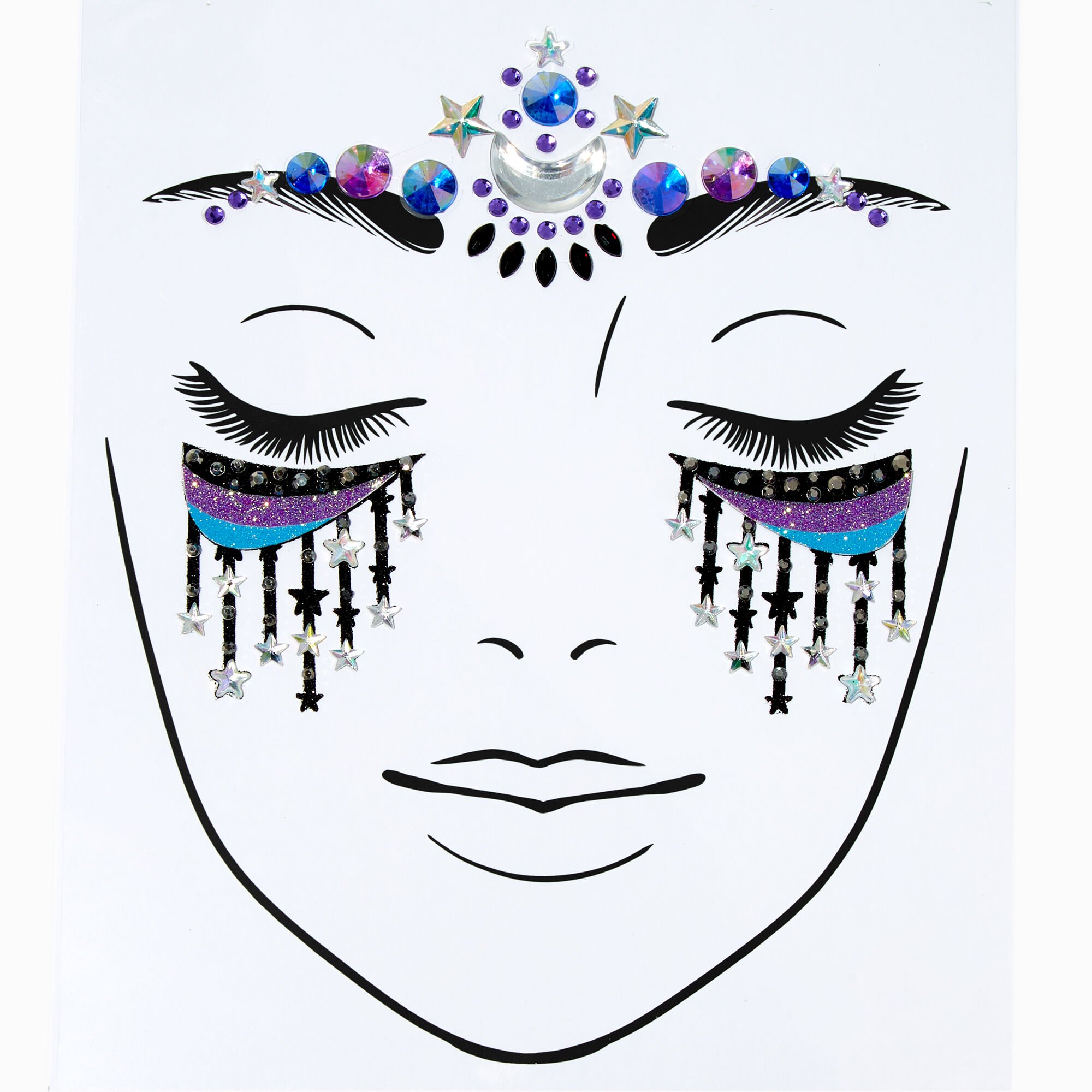 Claire's best sale face gems