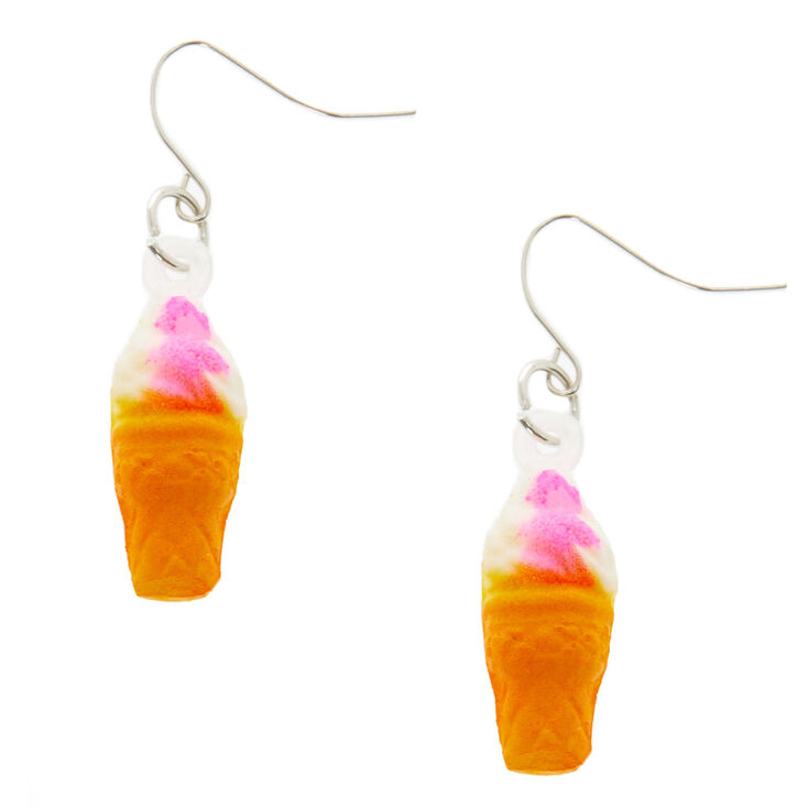 Squishy Ice Cream Earrings Claire S Us Squishy Ice Cream Earrings