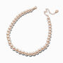 Blush Pink 8MM Pearl Choker Necklace,