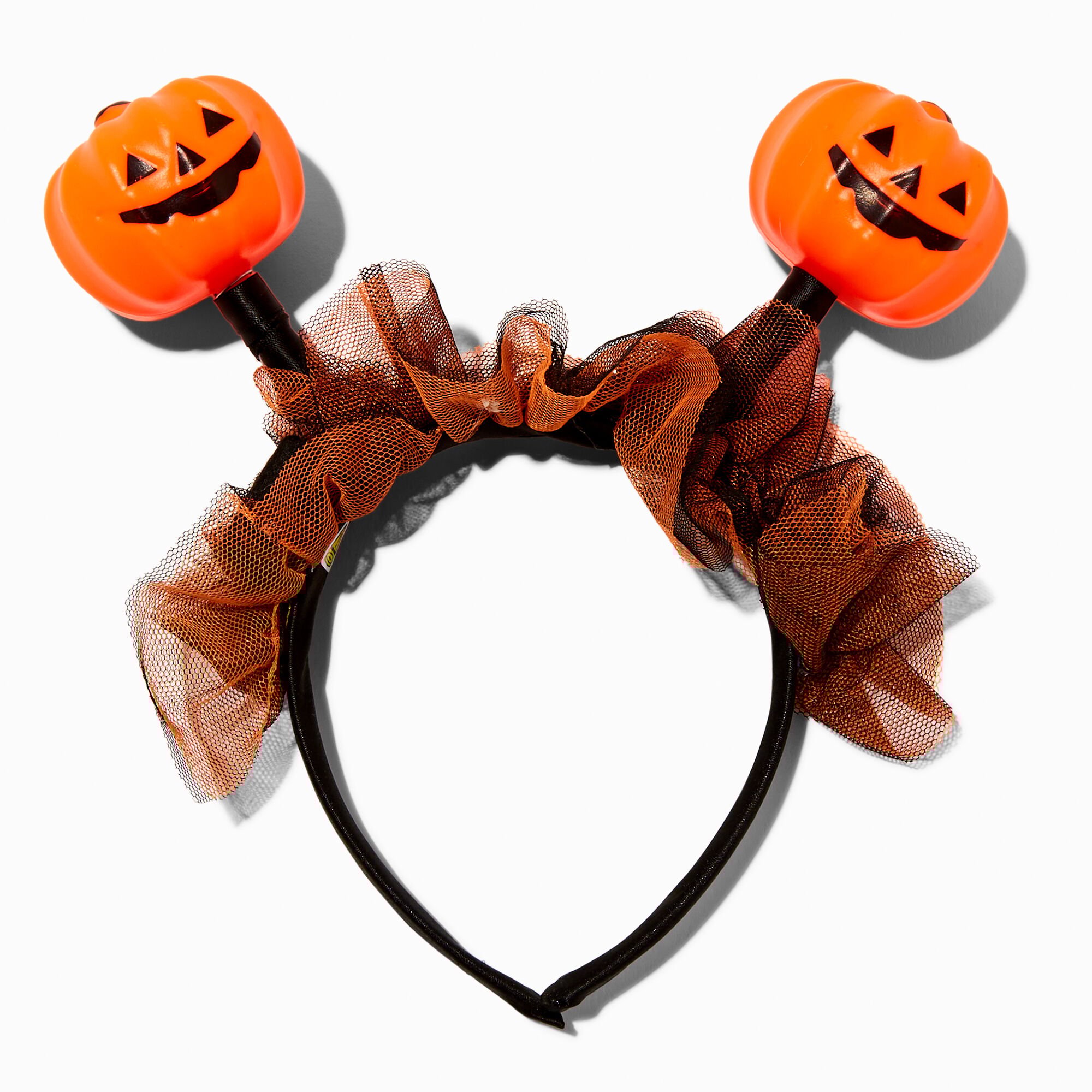 Pumpkin Halloween Deely Bopper Headband,