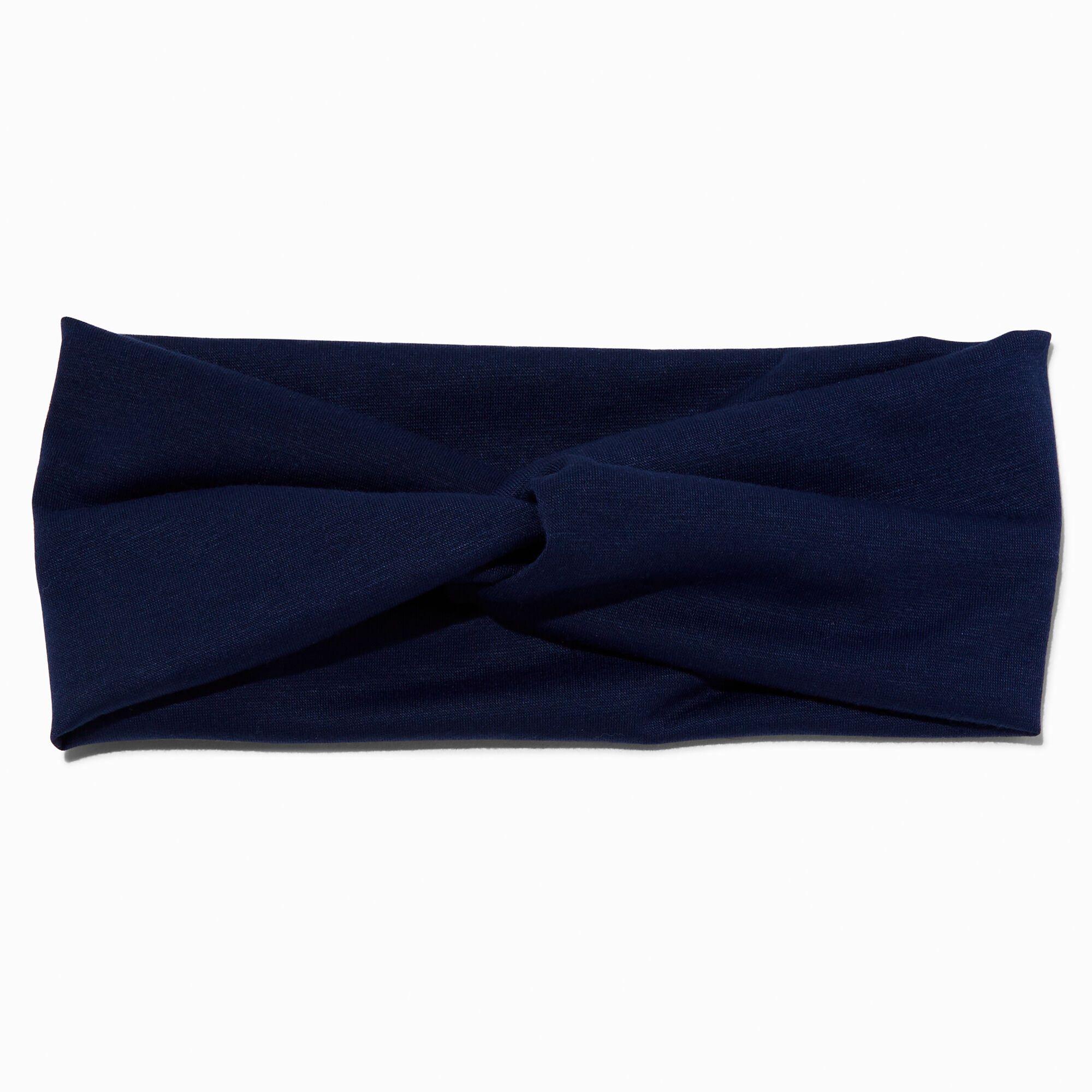 Navy Knotted Headwrap