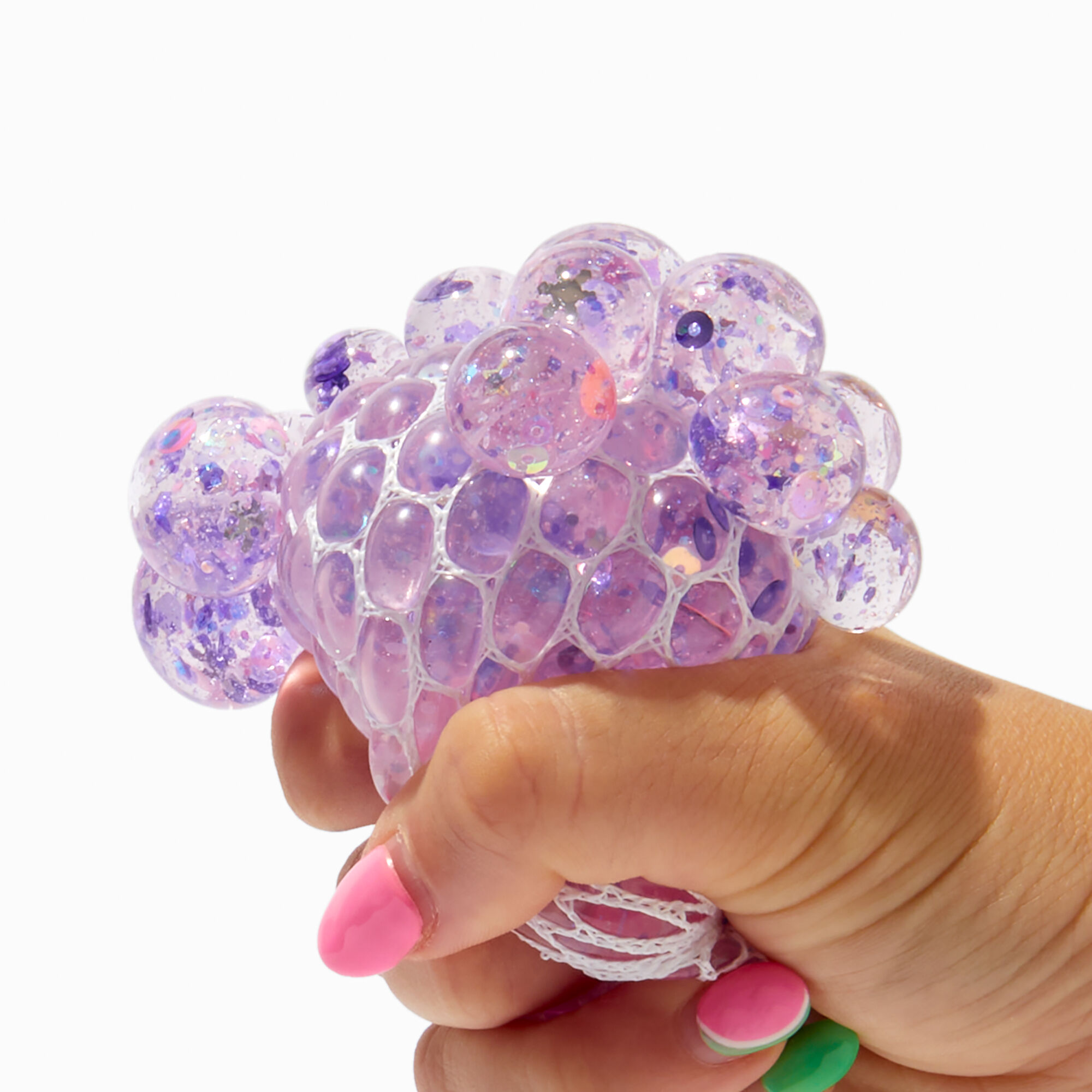 Jouet fidget boule anti-stress en filet spongieux arctique - Les modèles peuvent varier,
