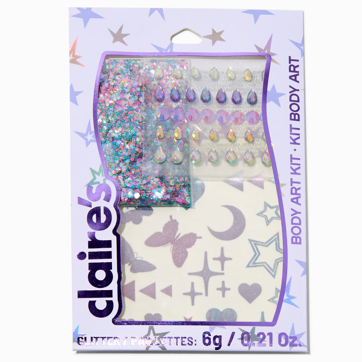 Fairy Glitter Assorted Body Art Kit,