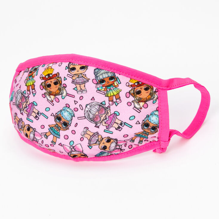L O L Surprise Doll Print Face Mask Adjustable Claire S Us