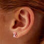 Fuzzy Fox Stud Earrings,