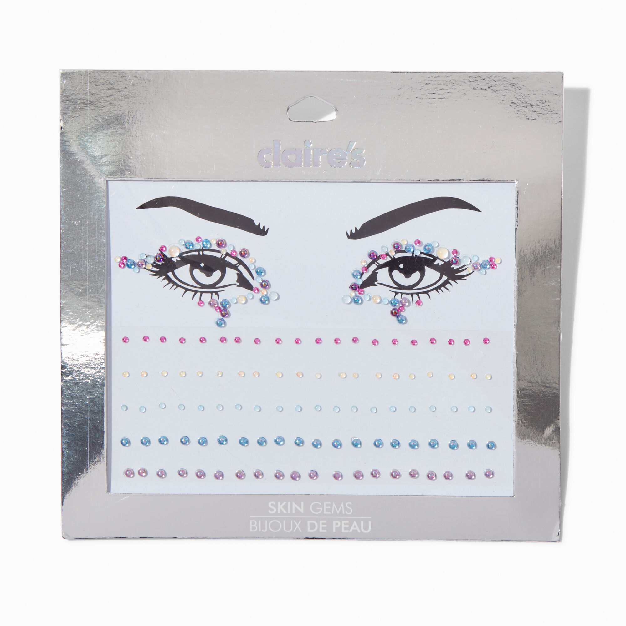 Pastel Body Jewels & Gem Liner Set- 100 Pack,