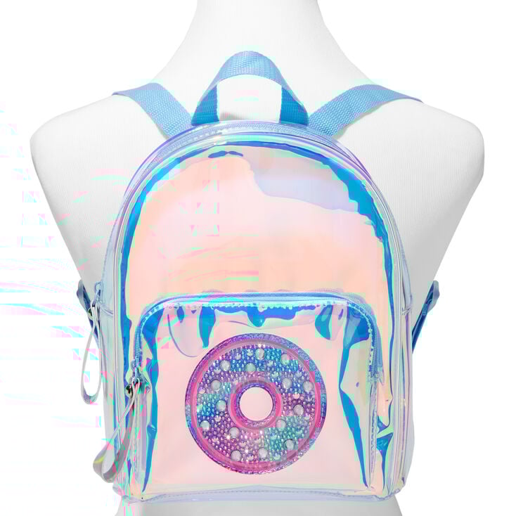 Holographic Initial Mini Backpack - O,