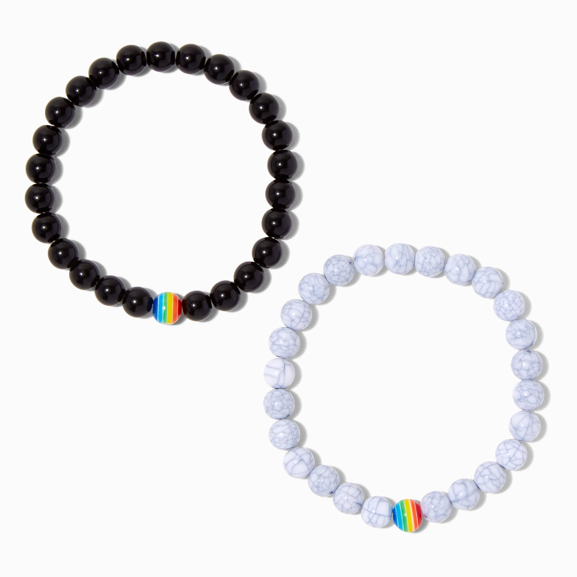 Marble couple bracelets top