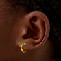 Rainbow &amp; Flower Mixed Earring Set - 3 Pack,