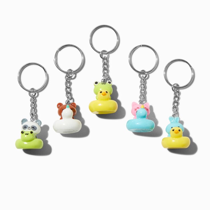 Best Friends Critter Floaties Keychains - 5 Pack