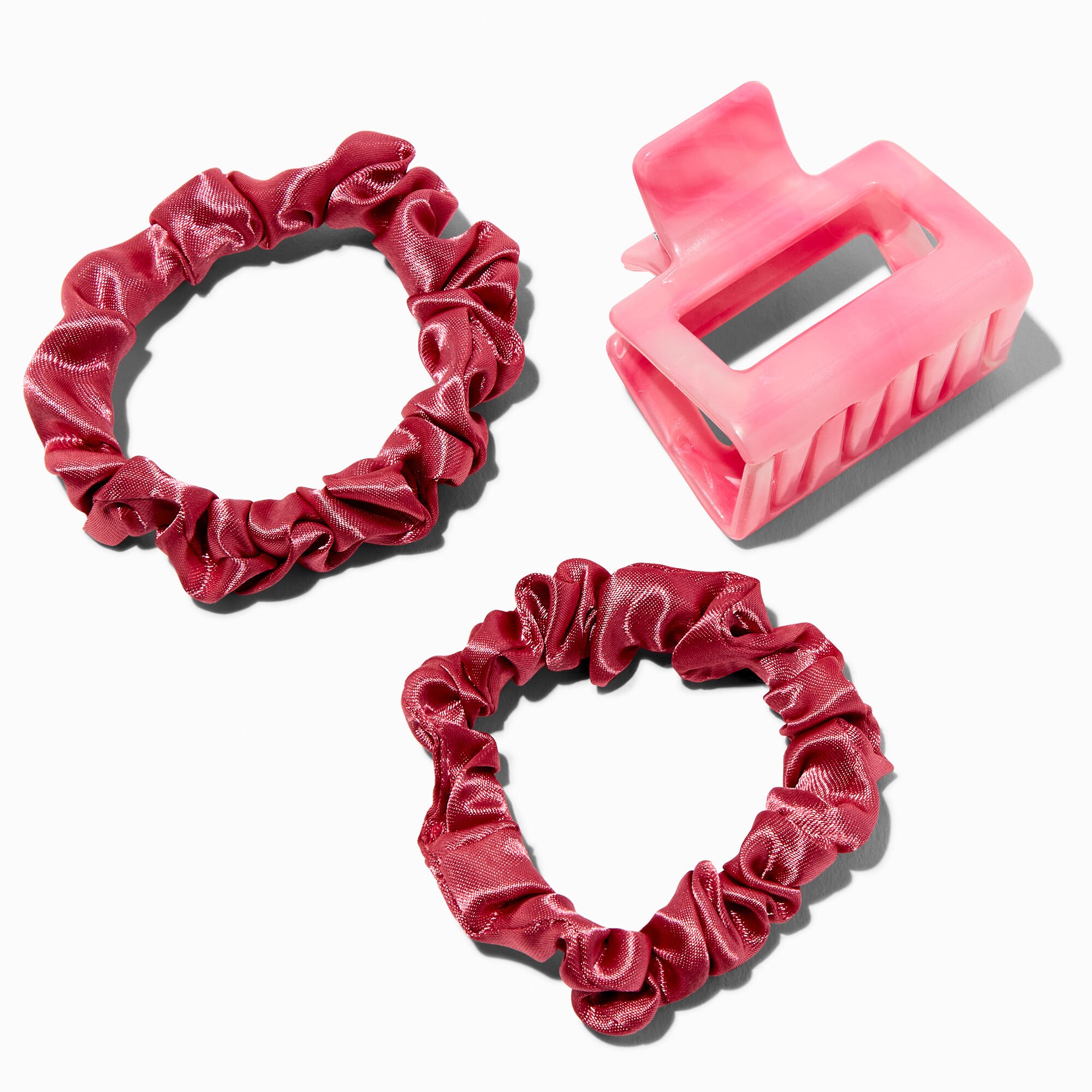 Pink Heatless Hair Curling Set,