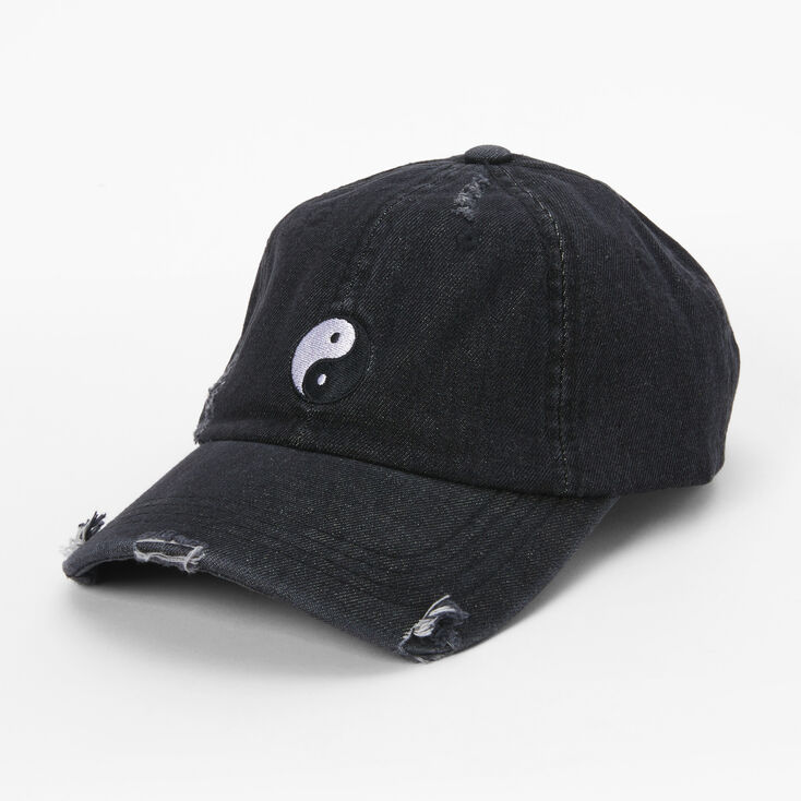 Yin Yang Baseball Cap - Black,