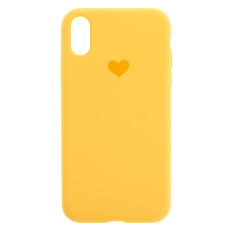 Yellow Heart Phone Case Fits Iphone Xr Claire S