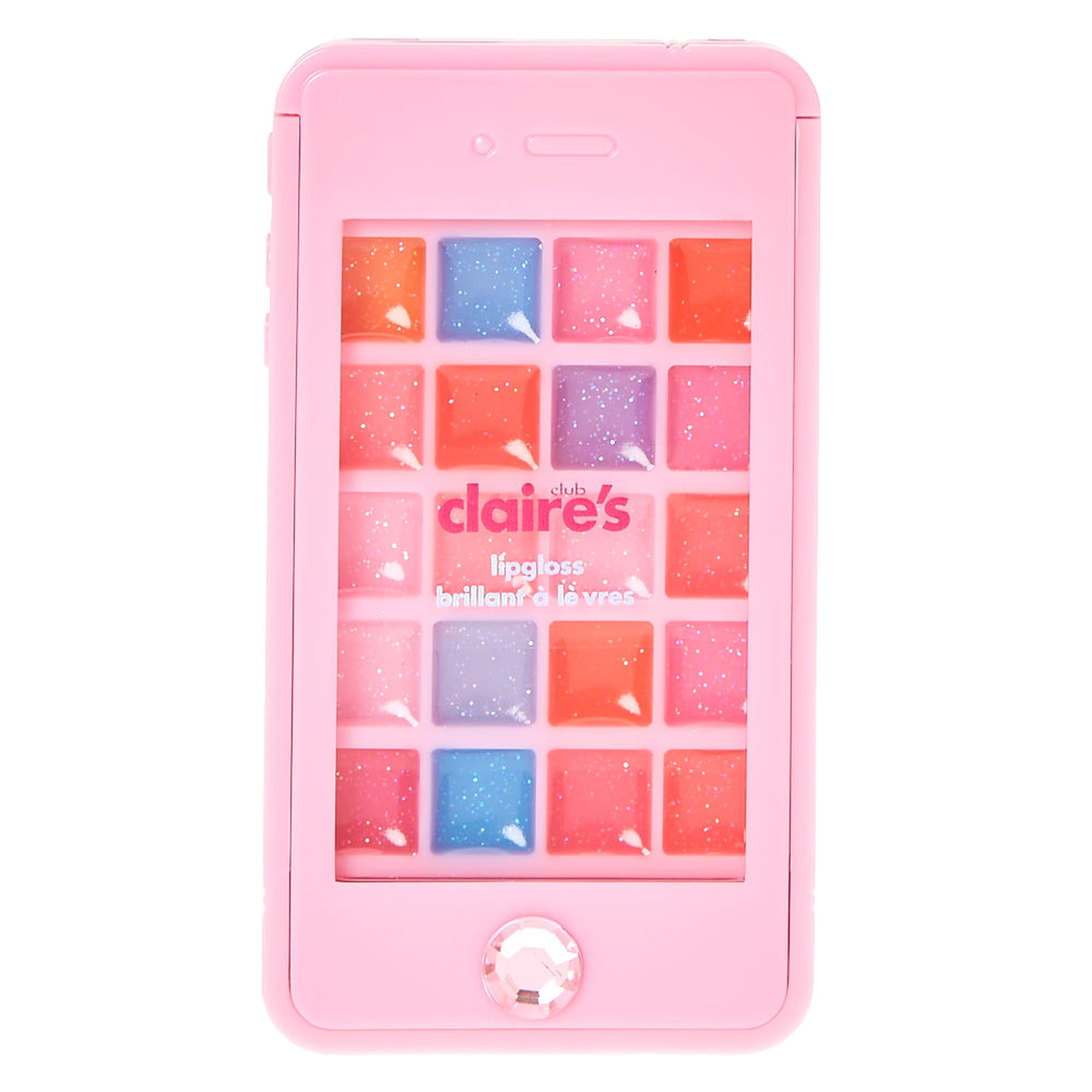 Claire's Club Avery the Cat Lip Gloss Set - Pink | Claire's