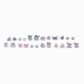 Disney Stitch Claire&#39;s Exclusive Slumber Party Stud Earring Set - 12 Pack,
