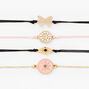 Gold Filigree Butterfly Bracelets - 4 Pack,