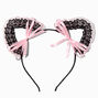 Black Lace Cat Ears Headband,