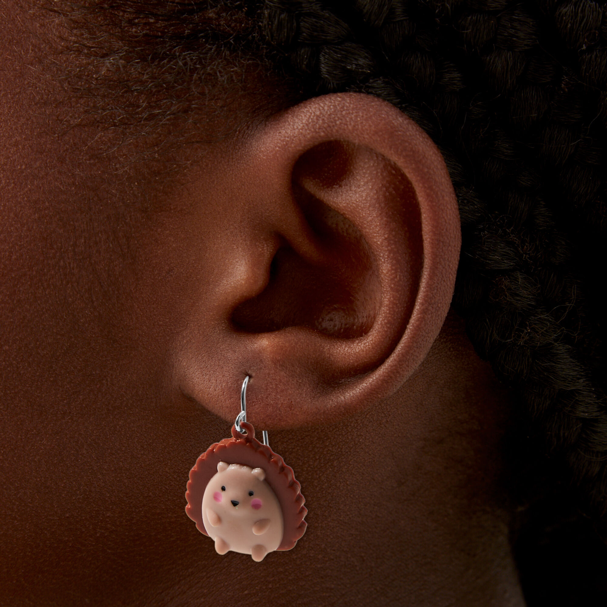 Hedgehog earrings claire's shop