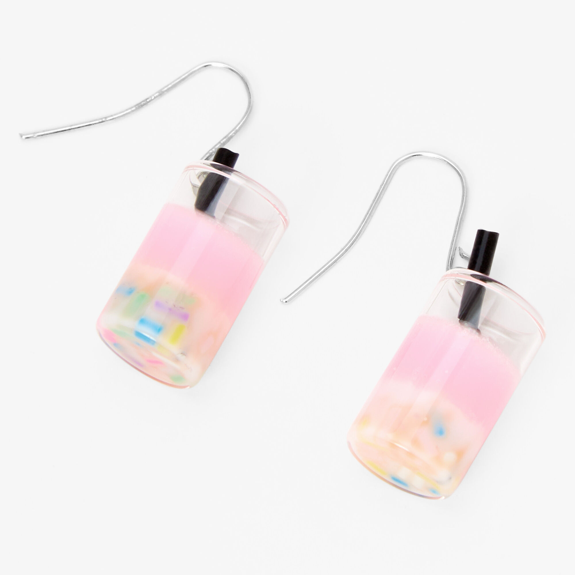 Throne | KaraFelicity | Jar of Milk Tea Earrings - Pink Milk Tea