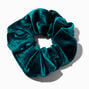 Teal Green Velvet Hair Scrunchie,
