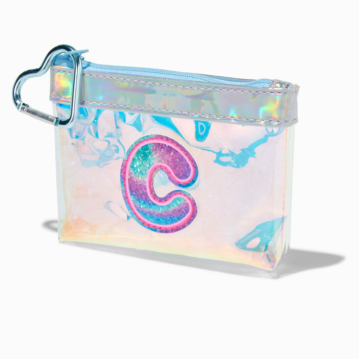 Holographic Initial Coin Purse - C,