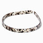 Grey Tortoiseshell Acrylic Headband,