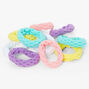 Claire&#39;s Club Pastel Honeycomb Hair Ties - 10 Pack,