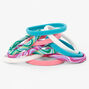 Pink &amp; Blue Swirls Rolled Hair Ties &#40;10 Pack&#41;,
