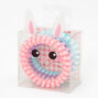 Easter Bunny Coil Hair Ties - 3 Pack,