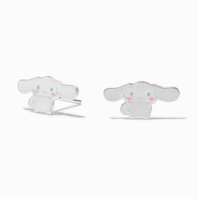 Sterling Silver Hello Kitty&reg; and Friends Cinnamoroll&reg; Enamel Stud Earrings,