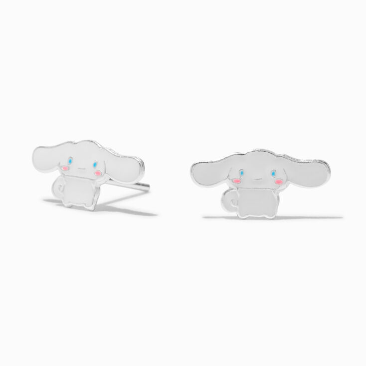 Sterling Silver Cinnamoroll&trade; Claire&#39;s Exclusive Enamel Stud Earrings,