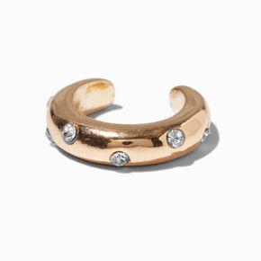 Gold-tone Starburst Stackable Ear Cuff ,