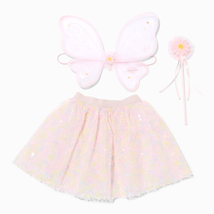 Claire&#39;s Club Pink Daisy Sequin Dress Up Set - 3 Pack,