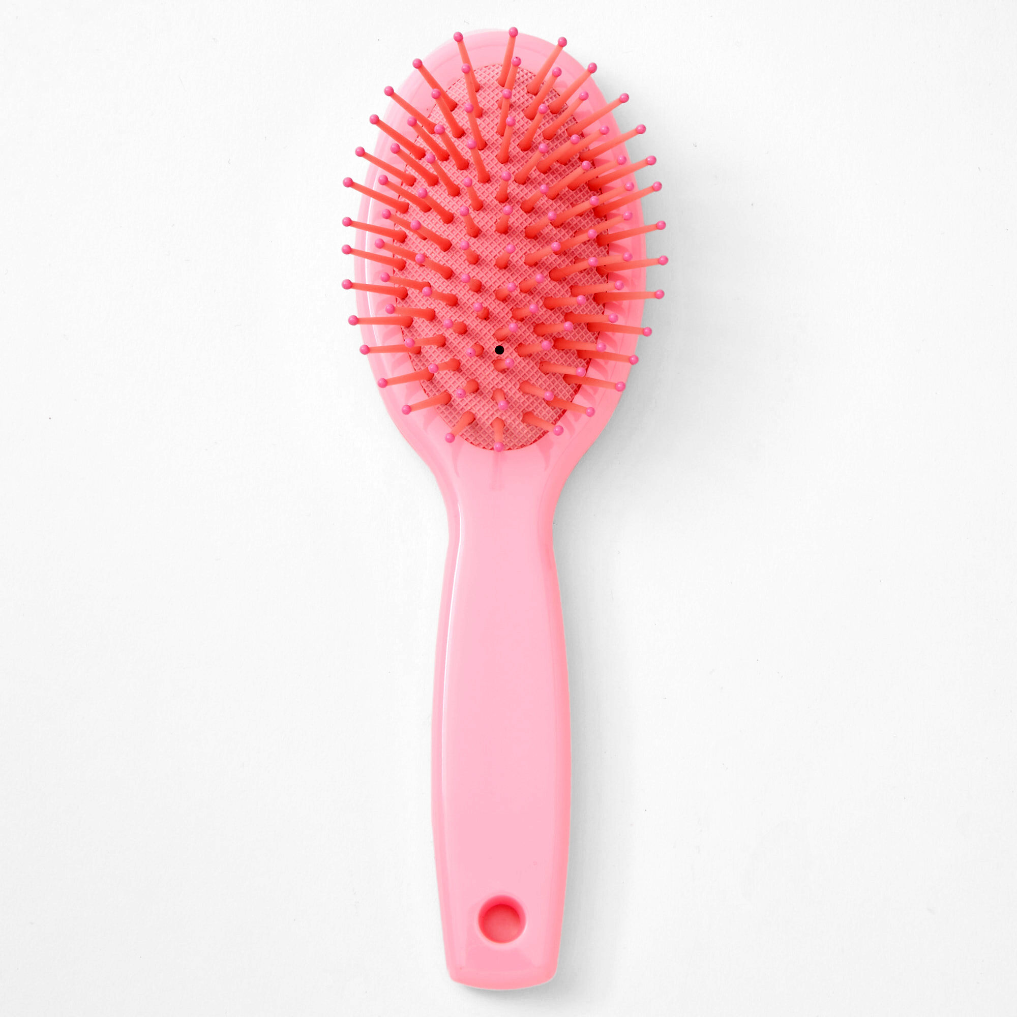 Claire's Club Princess Bling Mini Paddle Hair Brush - Pink,