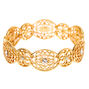 Gold Filigree Stretch Bracelet,