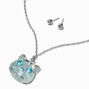 Aphmau&trade; Claire&#39;s Exclusive Diamond Cat Necklace &amp; Earrings Set - 2 Pack,
