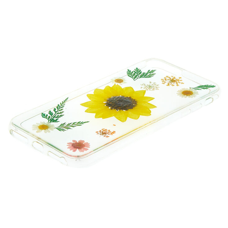 Sunflower Pressed Flower Phone Case Fits Iphone 6 7 8 Plus Claire S Us