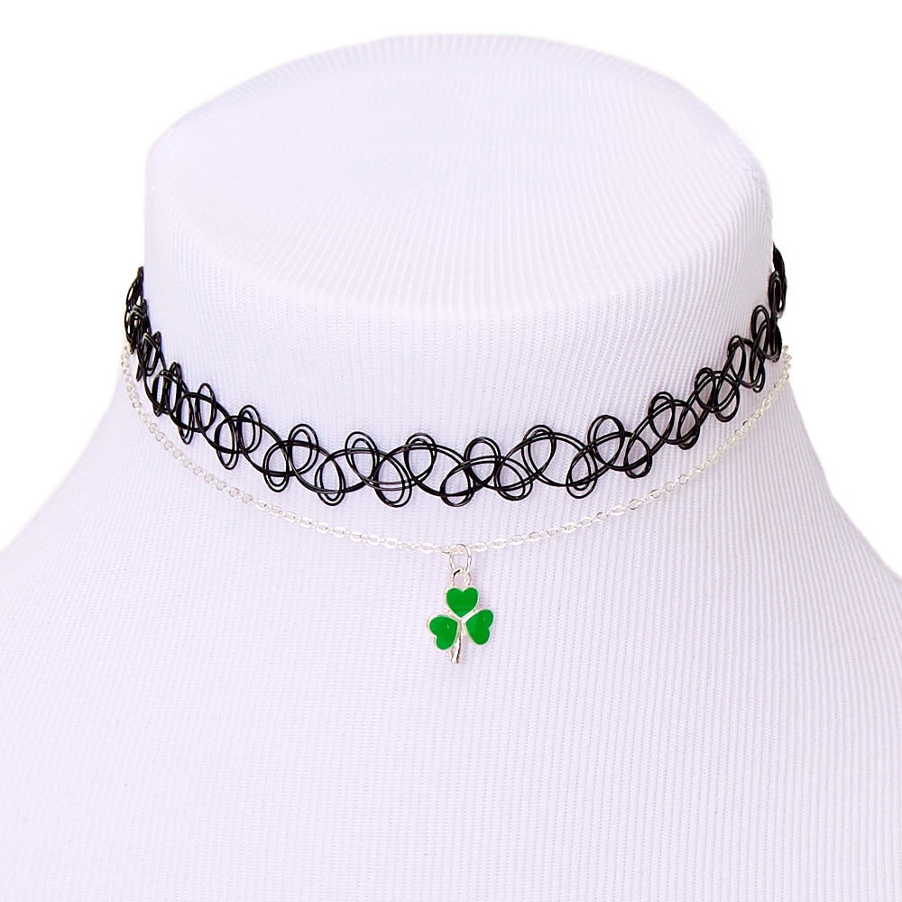 Shamrock choker top