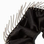 Chain Fringe Black Hair Scrunchie,