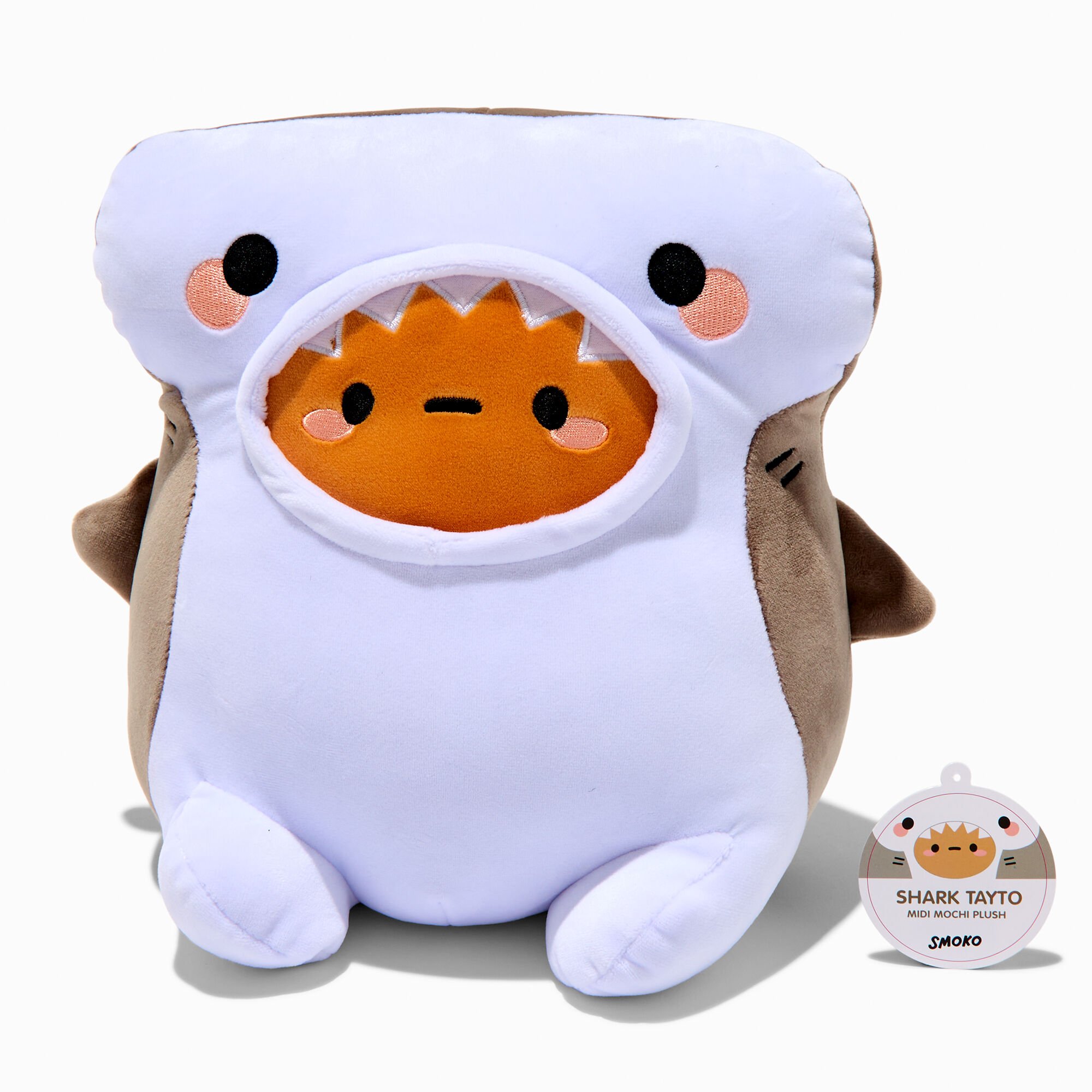 Smoko™ Shark Tayto Midi Mochi Plush Toy,
