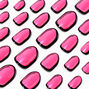 Pink Cartoon Stiletto Vegan Faux Nail Set - 24 Pack,