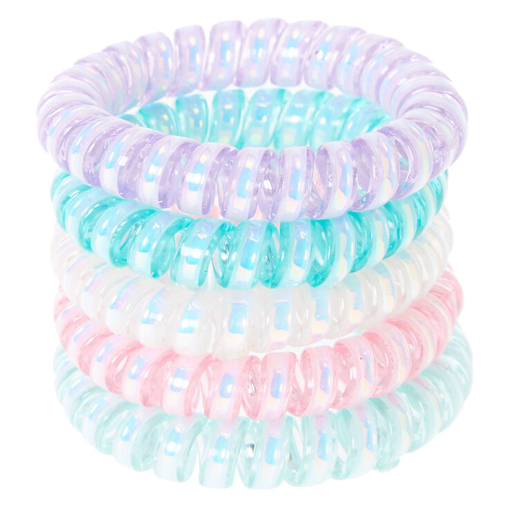 Claire&#39;s Club Pearlized Coil Bracelets - 5 Pack,